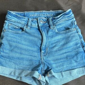 American Eagle Outfitters Light Blue Jean Shorts